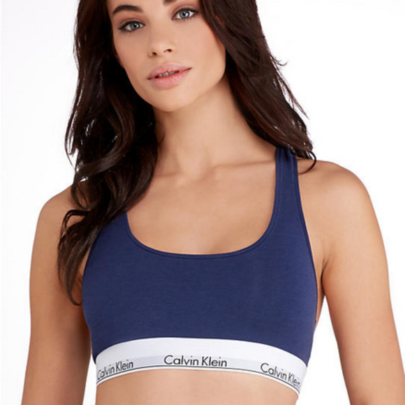 calvin klein modern cotton racerback bralette